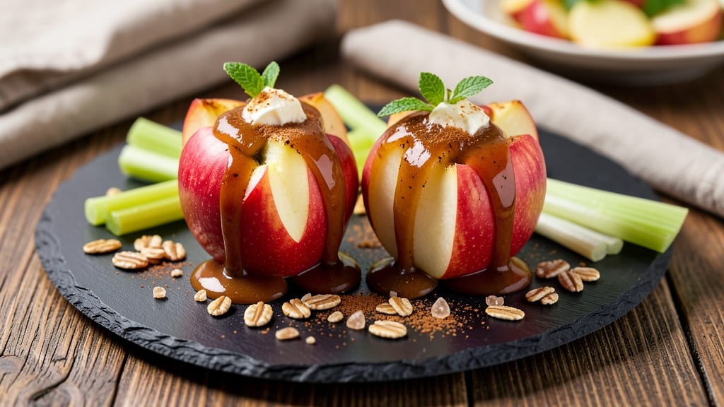 Caramel Apple Crown Royal Recipe: Boozy Glaze and Celery Streusel Crunch
