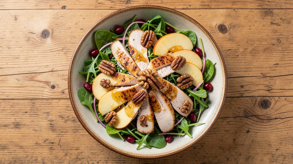 Turkey Apple Walnut Salad Recipe: Crunchy Sweet Savory Bite in One Bowl
