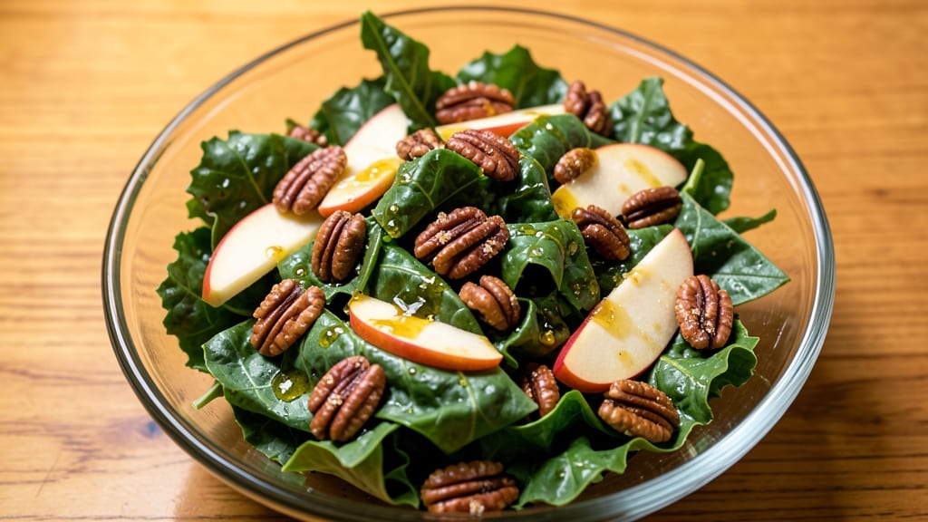 Kale Apple Pecan Salad Recipe: Crunchy Sweetness With Nutty Bite