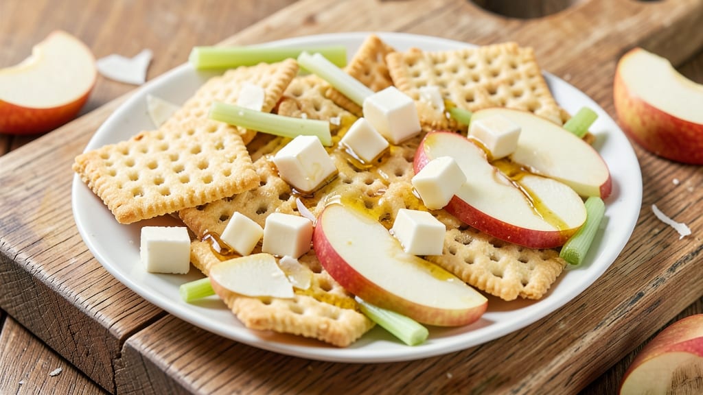 Triscuits Apple Cheese Recipe: Crunchy Celery and Sharp Cheddar Stacks