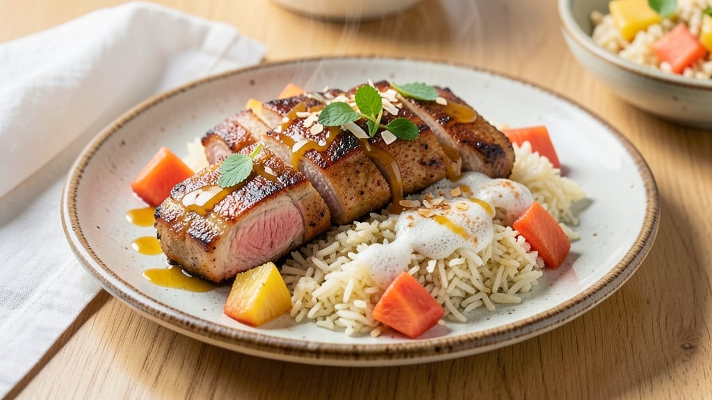 Pork Chops Pineapple Rice Recipe: Sweet-Tangy Glaze Meets Crunchy Crispy Bites