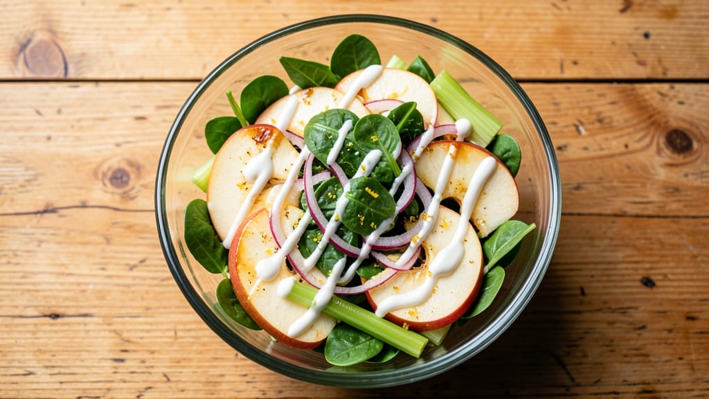 Low Fat Apple Salad Recipe: Crunchy Celery and Tart Apple Refreshment