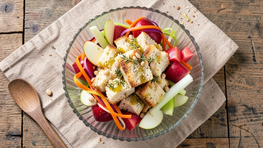 Apple Carrot Cake Salad Recipe: Crunchy Celery and Sweet Apple Layers
