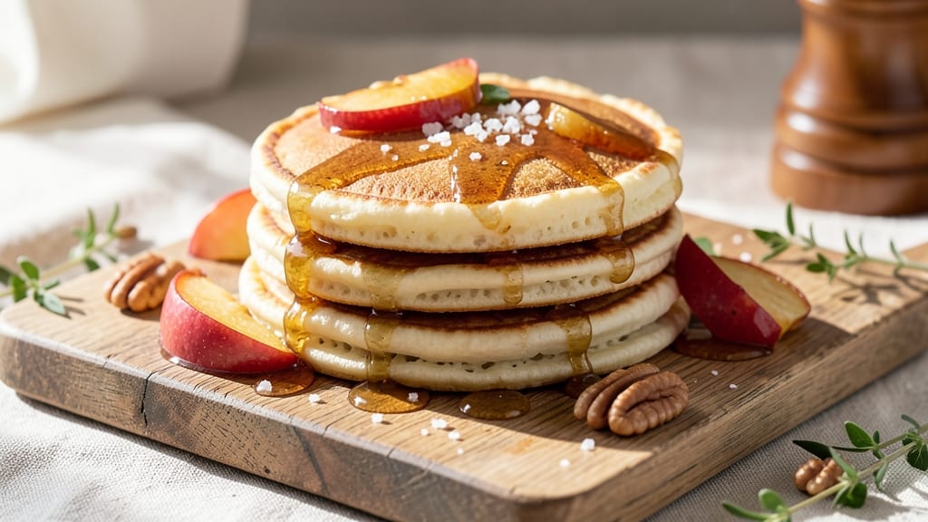 Baby Apple Pancakes Recipe: Mini Stacks With Warm Cinnamon Swirls