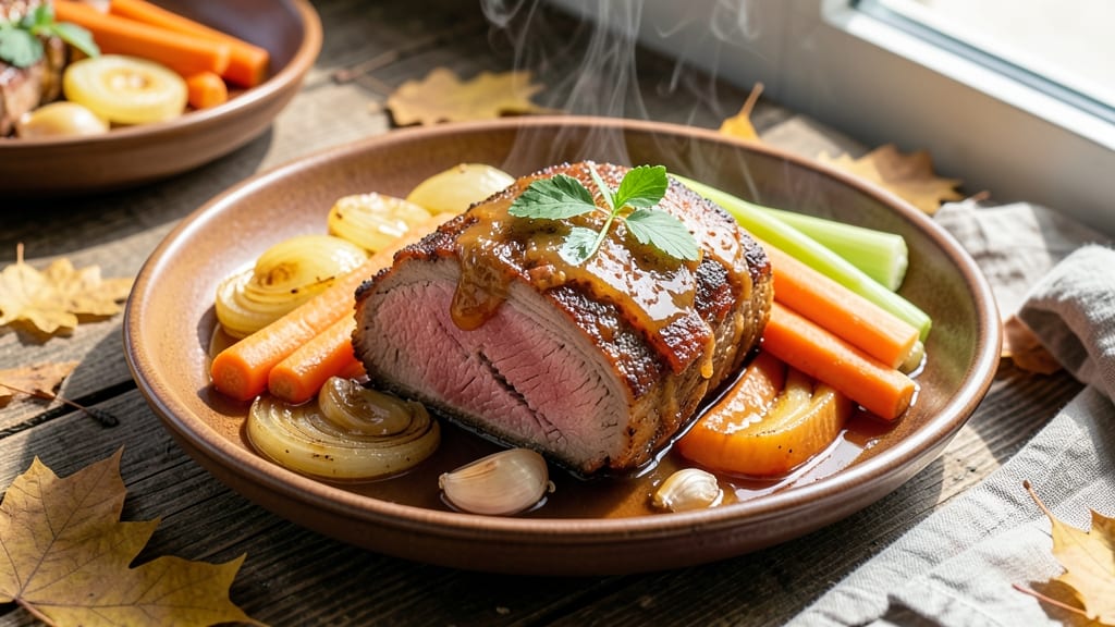 Corned Beef Cooked in Apple Juice Recipe: Sweet-Tart Tender Meat in One Pot