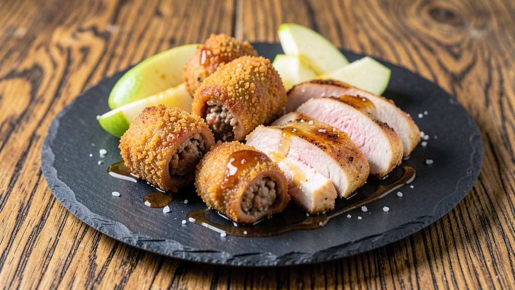 Top Chews Chicken & Apple Recipe Sausage Bites: Crispy-Crusted Bites with Apple-Cider Glaze