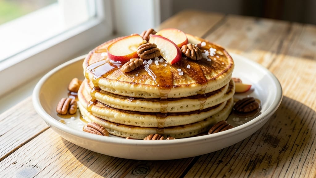 Vegan Apple Pancakes Recipe: Fluffy Stacks With Warm Cinnamon Swirls