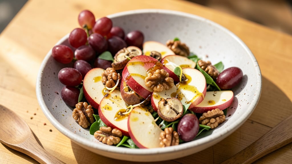 Apple Grape Walnut Salad Recipe: Crunchy Sweet Contrast in 15 Minutes