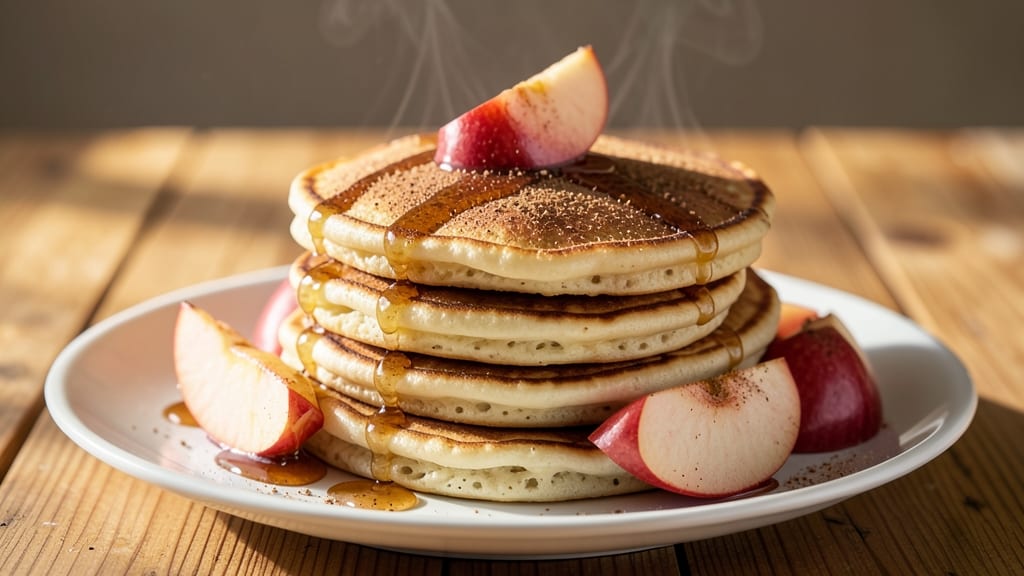 Apple Slice Pancakes Recipe: Stacked Comfort With Caramelized Apple Crunch