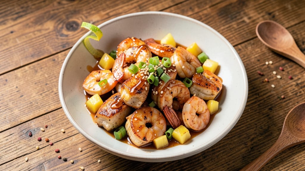 Cheesecake Factory Pineapple Chicken and Shrimp Recipe: Sweet-Tangy Glaze That Caramelizes Every Protein