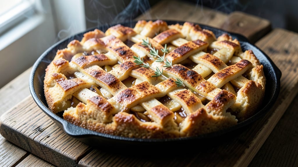Smoked Apple Cobbler Recipe: Crispy Streusel Crown Over Smoky Apple Filling