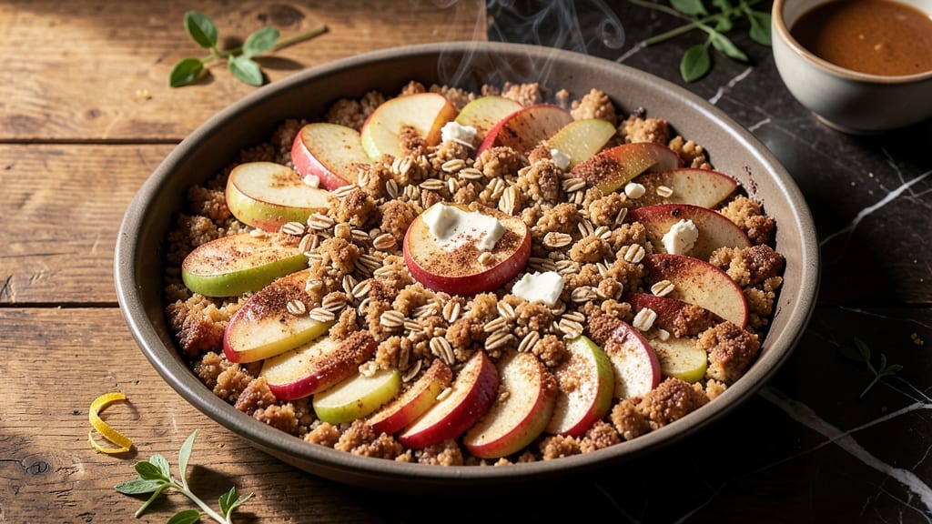 Gordon Ramsay's Apple Crumble Recipe: Buttery Streusel Crunch Over Spiced Apple Filling