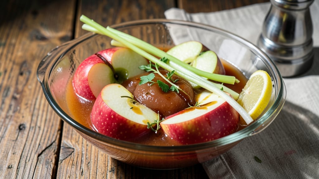 Raw Apple Sauce Recipe: No-Cook Blend With Celery Crunch