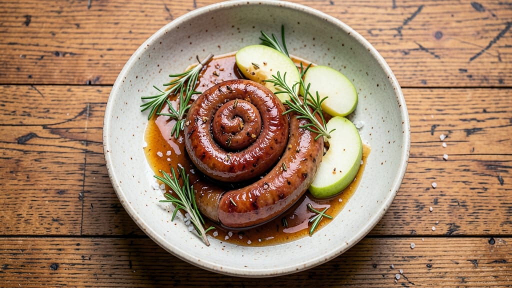 Apple Venison Sausage Recipe: Smoky Apple-Cider Braised Bites