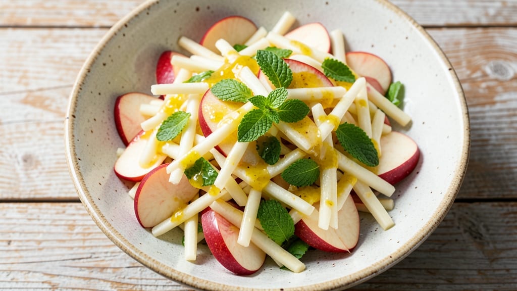 Apple Jicama Salad Recipe: Refreshing Crunch With Citrus-Lime Zing