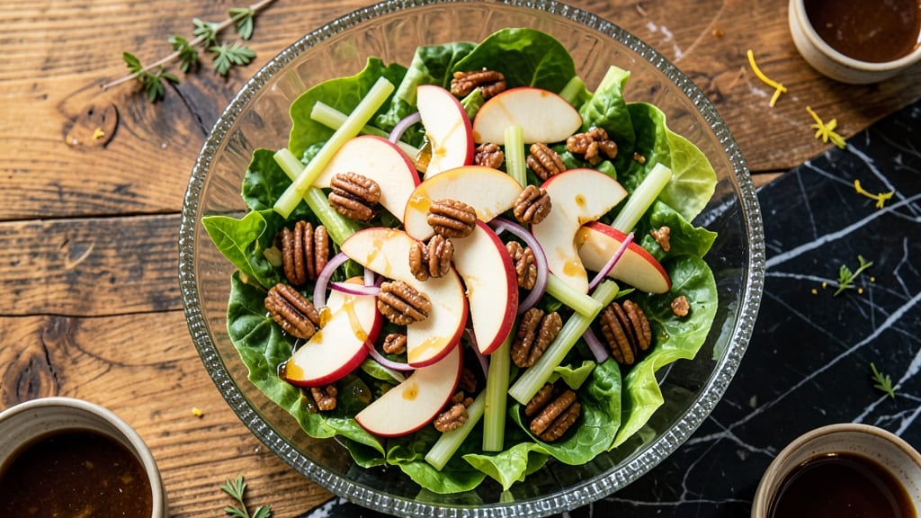 Apple Pecan Fall Salad Recipe: Crunchy Celery and Toasted Nut Harmony