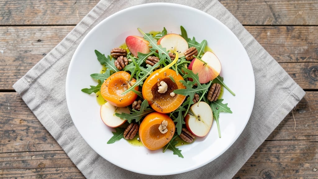 Persimmon Apple Salad Recipe: Crisp Celery and Spiced Fruit Balance