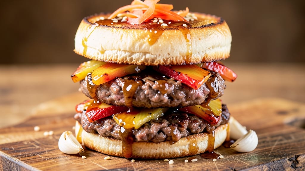 Pineapple Burgers Recipe: Grilled Sweetness With Juicy Beef and Pineapple Fusion