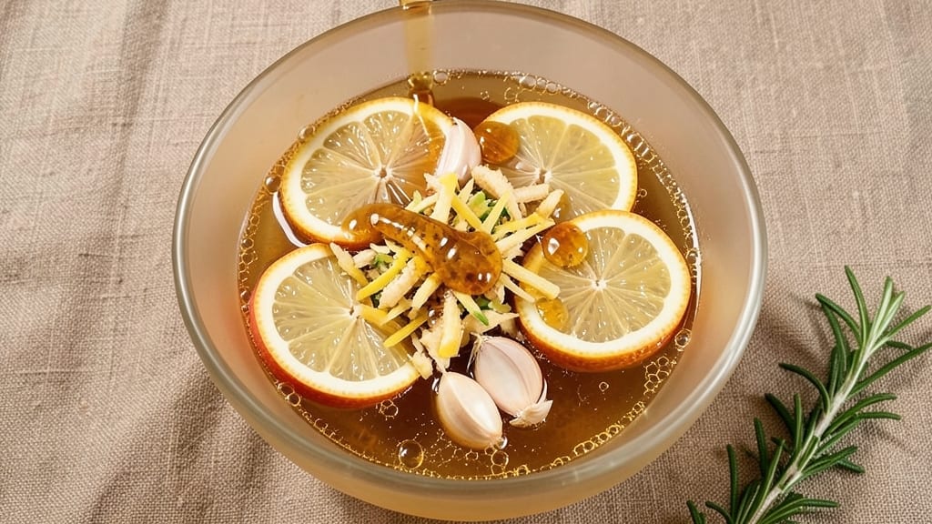 Apple Cider Vinegar Ginger Garlic Lemon Honey Recipe: Cholesterol-Fighting Flavor Booster for Any Meal