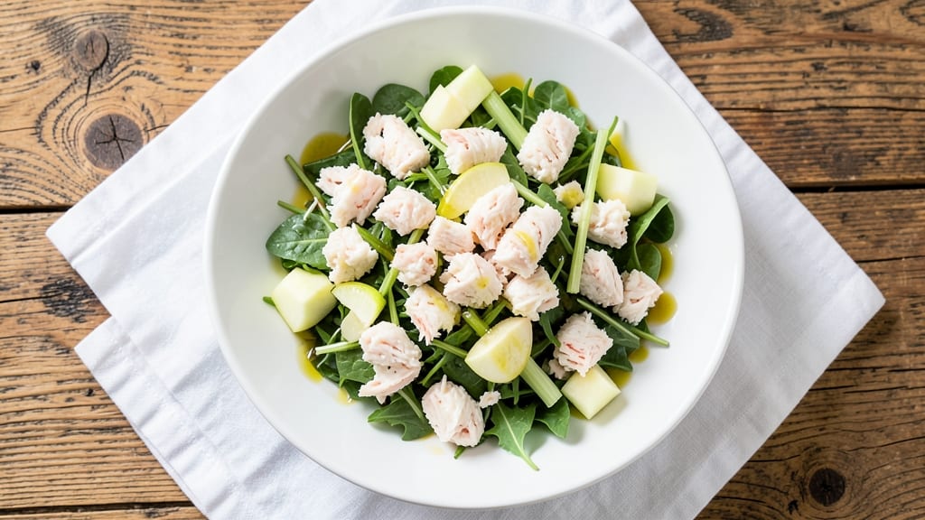 Crab and Apple Salad Recipe: Crunchy Celery and Sweet Tart Bite in Minutes