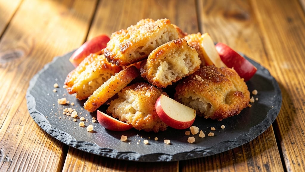 Apple Fritters Recipe Without Eggs: Fluffy Bites With Crispy Cinnamon Streusel