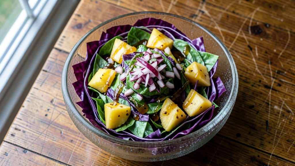 Cabbage Pineapple Salad Recipe: Crunchy Tropical Bite with Sweet-Tart Zing