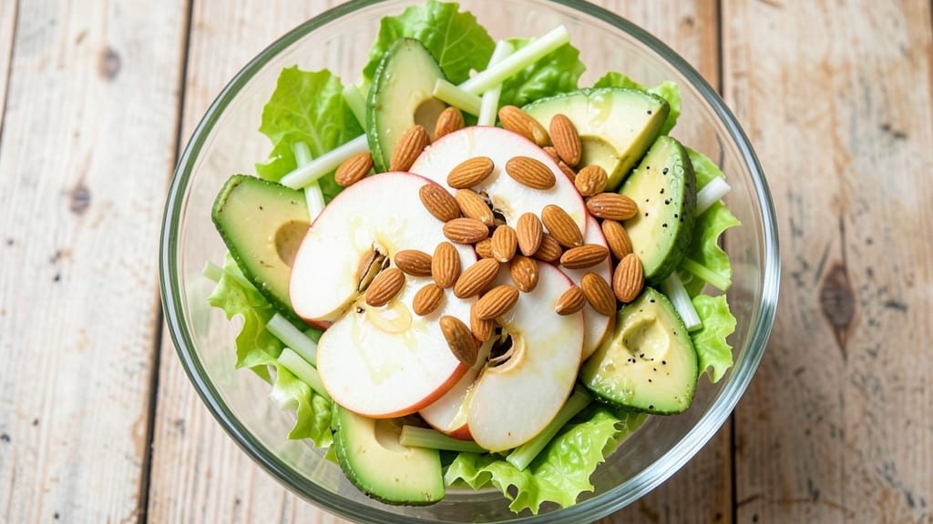 Apple Almond Salad Recipe: Crisp Celery and Tart Apple Crunch