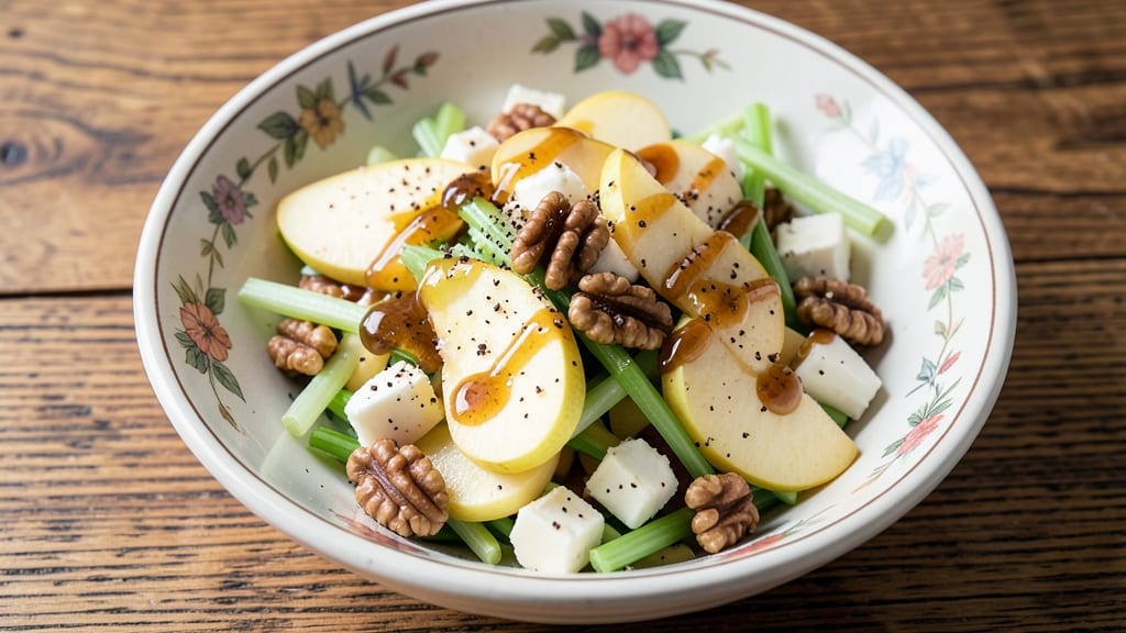 Buca Di Beppo Apple Salad Recipe: Celery-Cheddar Crunch With Warm Cider Vinaigrette