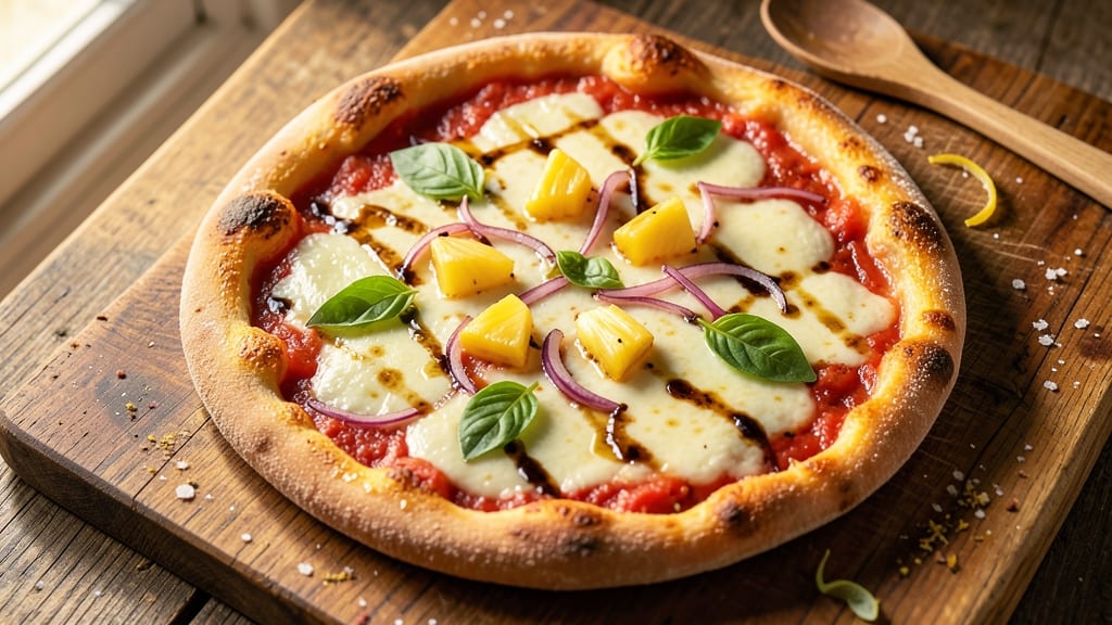 Pineapple Pizza Recipe: Hawaiian-Style Crust With Gooey Cheese and Sweet-Tart Bite